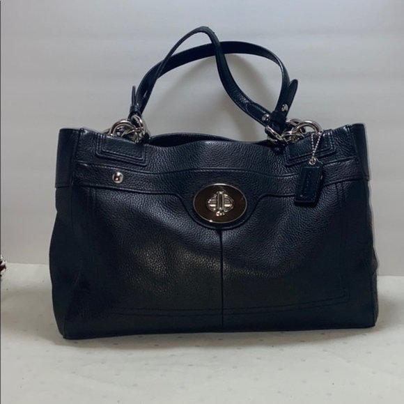 Coach Pebbled Leather Penelope Carryall Purse